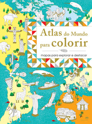 Atlas do Mundo para Colorir