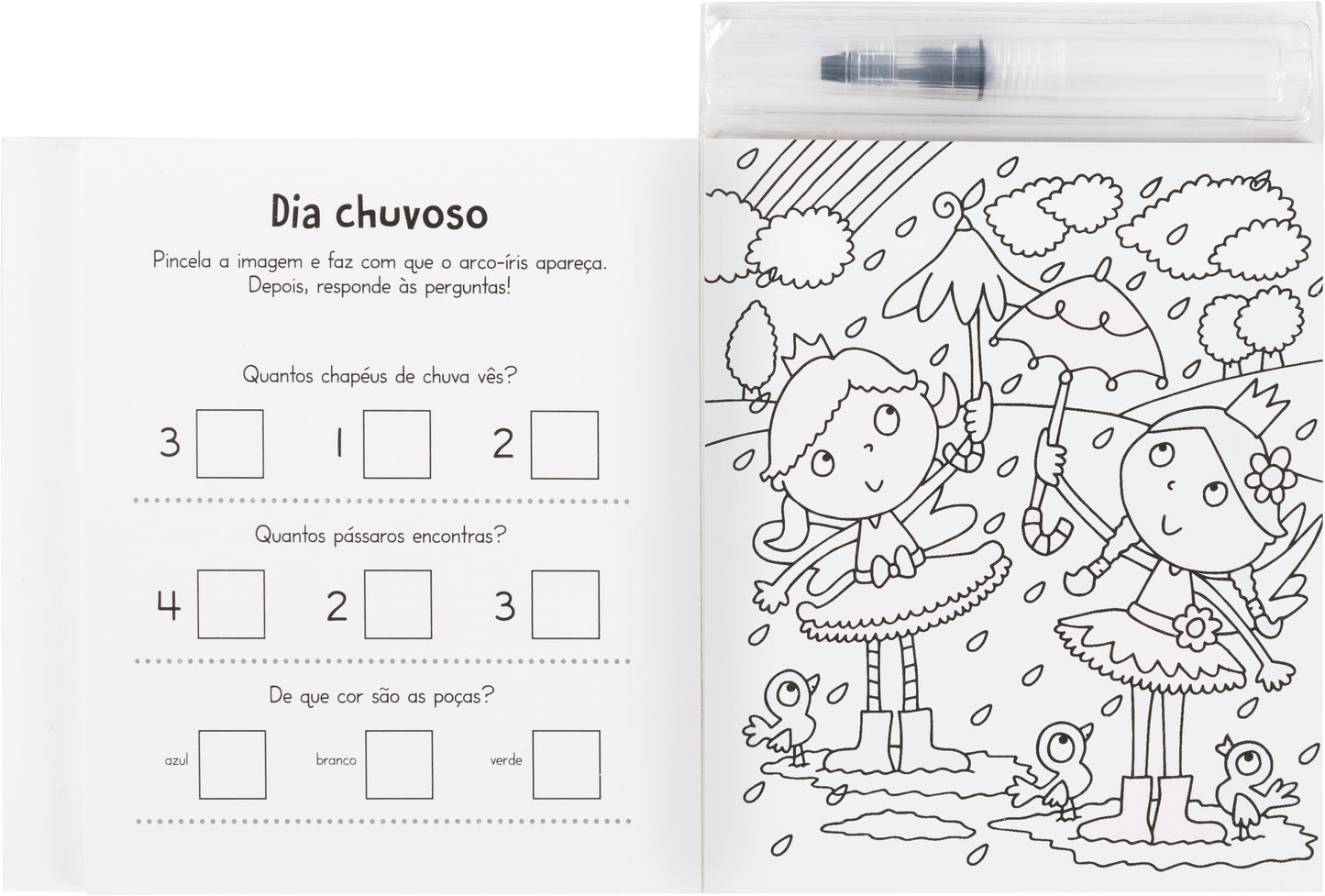 Primeiras Atividades - Pinturas Mágicas Fadas
